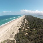 View of Beach from the air