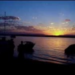 Sunset or Dusk on Beach